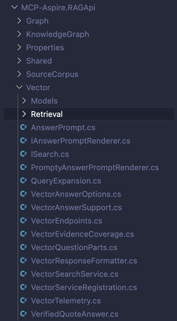 Vector flow structure